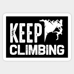keep climbing Sticker